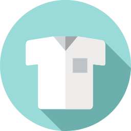 Staff polos, vests, tunics, and name-tagged clothing