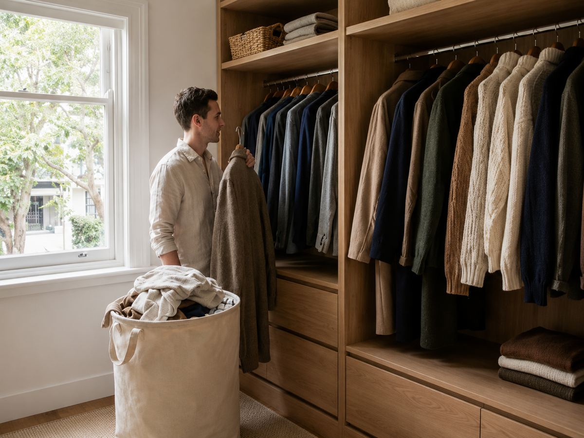 How often to dry clean winter clothes in Sydney