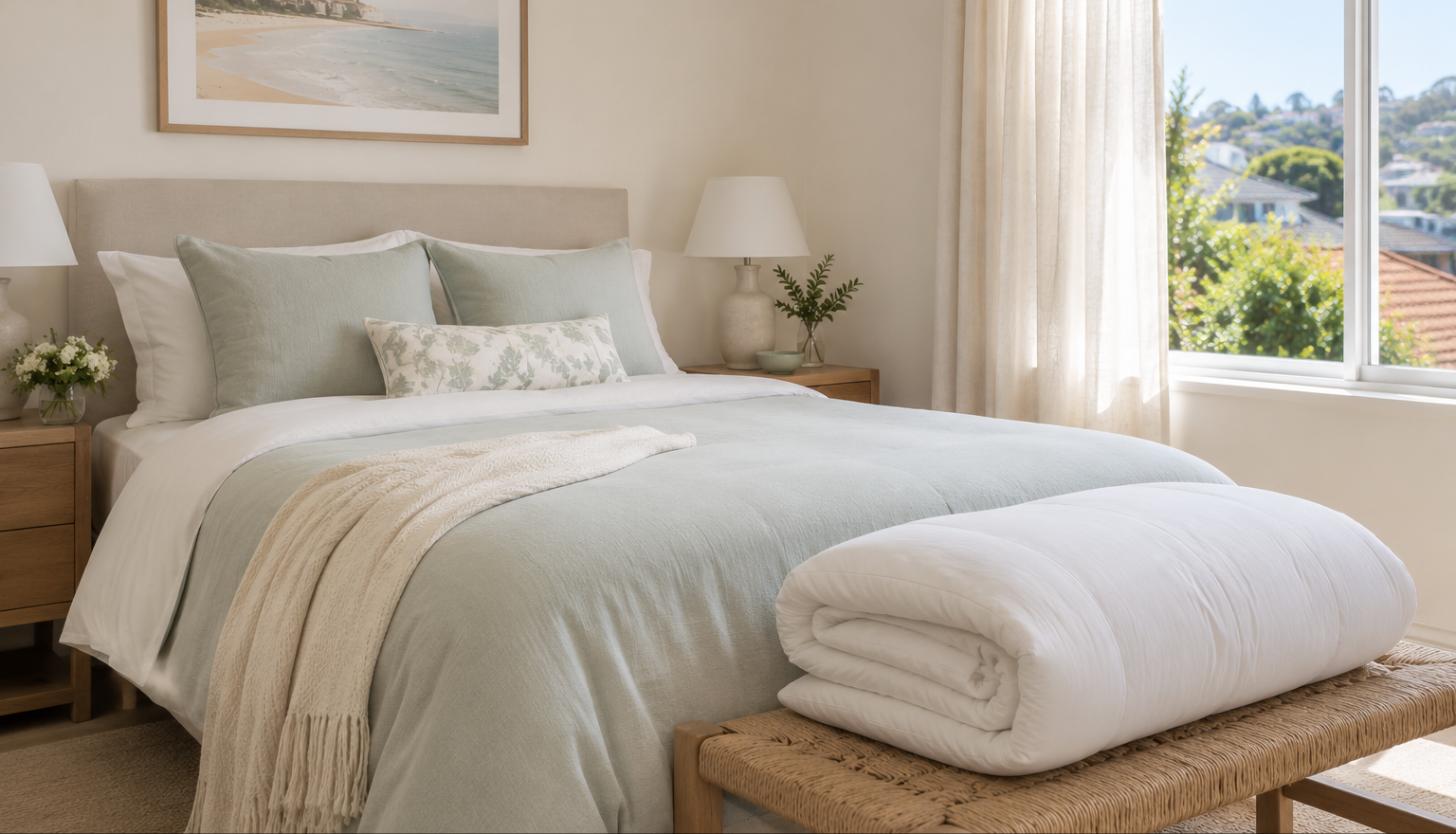 Spring Bedding Changeover Sydney: From Heavy Doonas to Light Layers