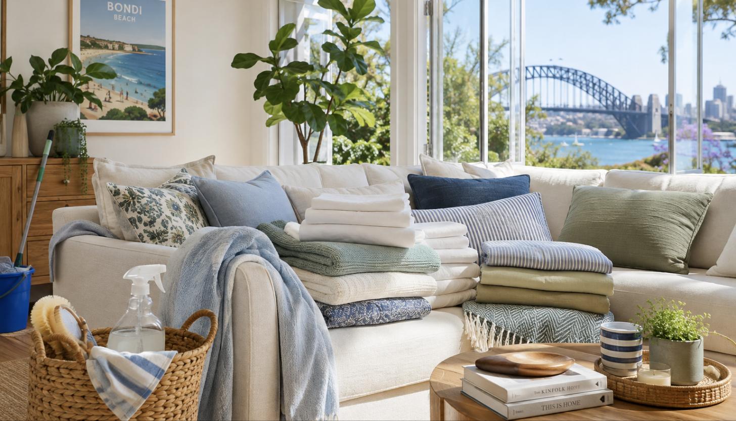 Spring Cleaning Sydney: The Whole-Home Laundry and Soft-Furnishings Checklist