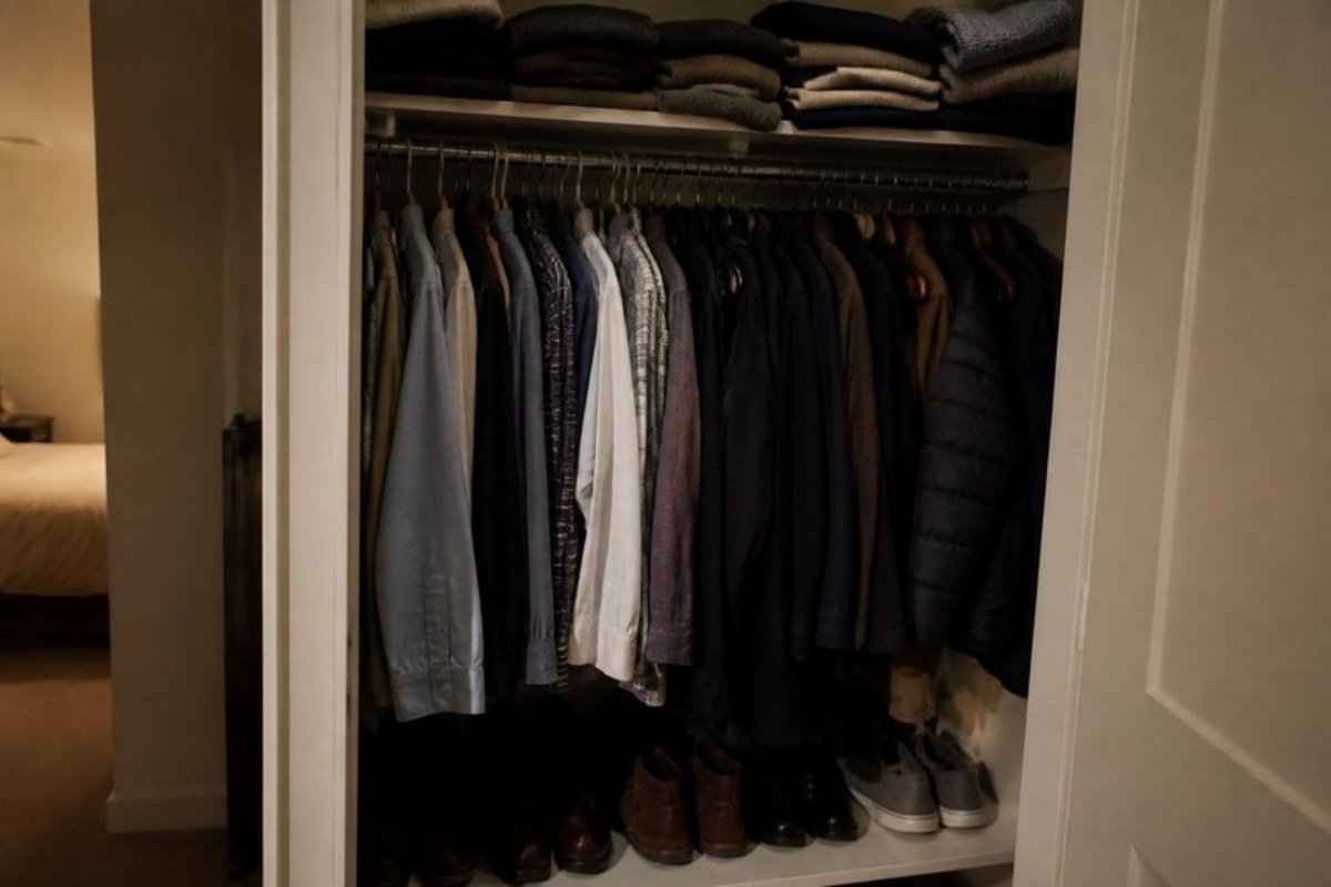 A packed wardrobe with no airflow, the most common place musty clothes and humidity in Sydney take hold